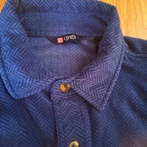 Chaps NWT Mens Soft,  Blue,  Shirt Sz M. MSRP $75.00